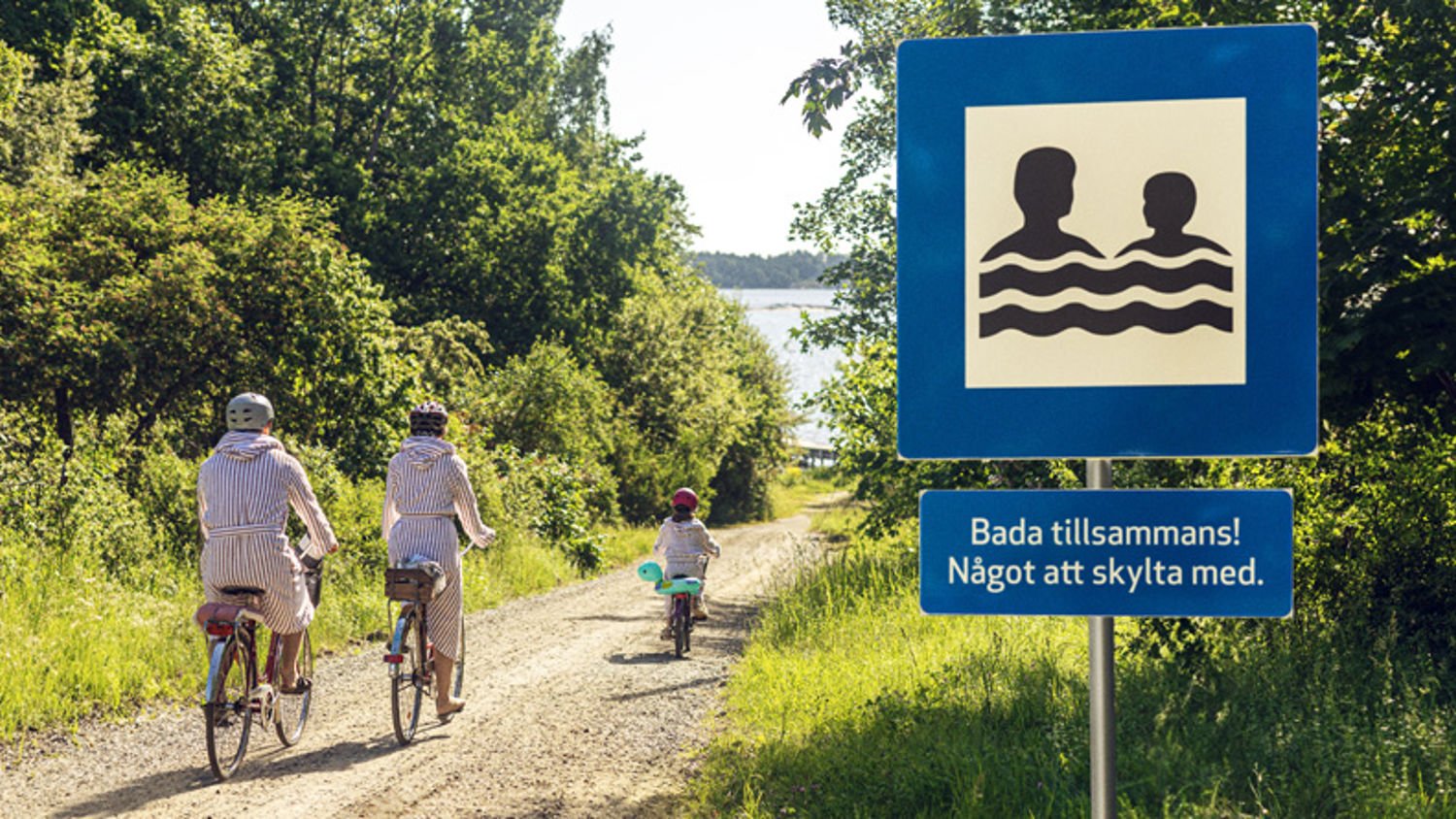 Bada tillsammans – något att skylta med!  